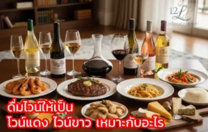 ดื่มไวน์อย่างมีคลาส ไวน์แบบไหนกินคู่กับอะไร