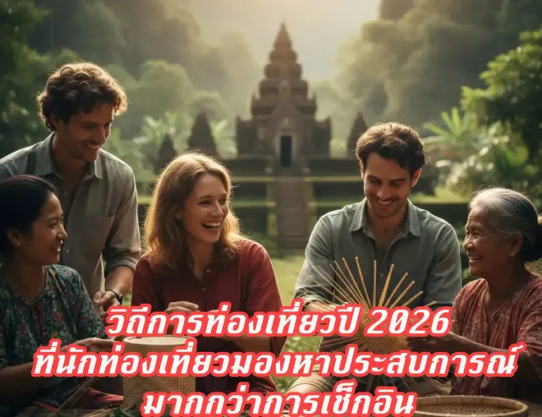 วิถีการท่องเที่ยงปี 2026 ที่นักท่องเที่ยวมองหาประสบการณ์มากกว่าการเช็กอิน