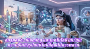 อนาคตของ iGaming และเทคโนโลยี AR/VR: ความบันเทิงรูปแบบใหม่ที่คุณไม่ควรพลาด