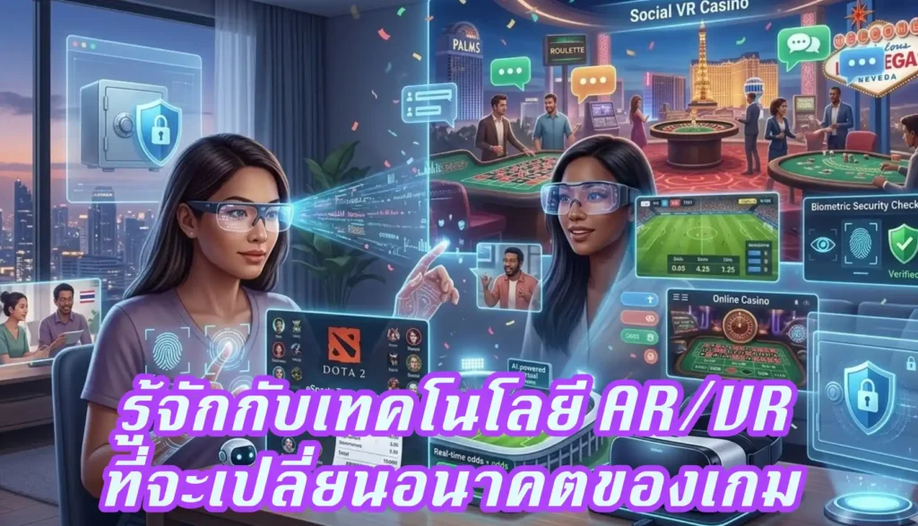 รู้จักกับเทคโนโลยี AR/VR ที่จะเปลี่ยนอนาคตของเกม