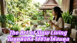 The Art of Slow Living ในยุคดิจิทัล ใช้ชีวิตให้สมดุล